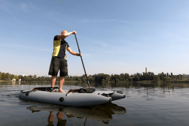 Mini catamaran SUP KAT - alternative to SUP